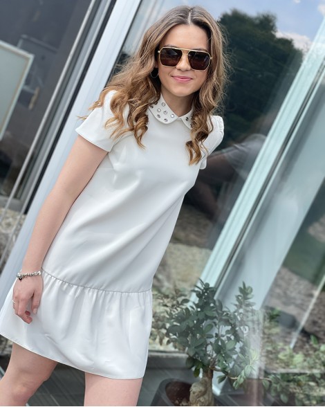 Šaty dámské Red Valentino krémové